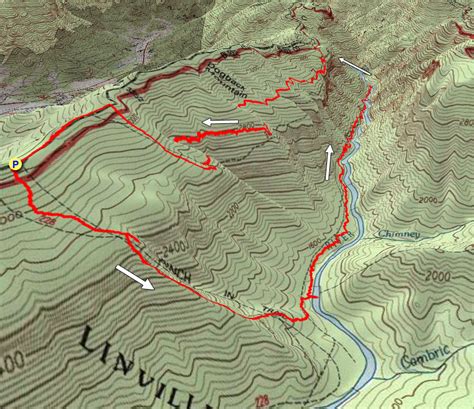 Linville Gorge Trail Map Pdf - Big Bus Tour Map