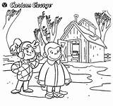 Maple Sugaring With George Coloring Page  Free Printable Pages sketch template