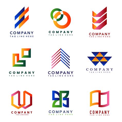 Set of company logo design ideas vector - Download Free Vectors, Clipart Graphics & Vector Art