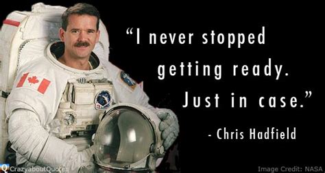 Inspirational Chris Hadfield Quotes - An astronaut and moustache in Space