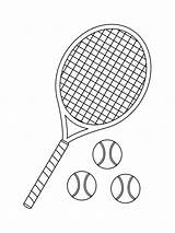 Tennis coloring pages sketch template