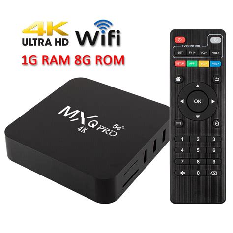 MXQ Pro 4K Ultra HD 64Bit Wifi Android 7.1 Quad Core Smart TV Box Media Player 710670543102 | eBay