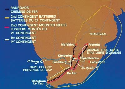 WarMuseum.ca - South African War - Boer War Maps