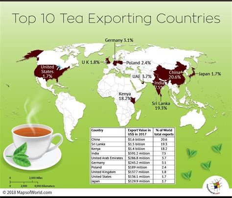 What are the Top Ten Tea Exporting Countries? | India world map, Country, Literacy day