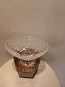 8" x 11 7/8" Oval Cut Glass Lead Crystal Glassware - Assiter Auctioneers