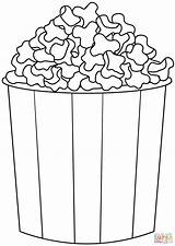 Popcorn Coloring Page  Free Printable Coloring Pages sketch template