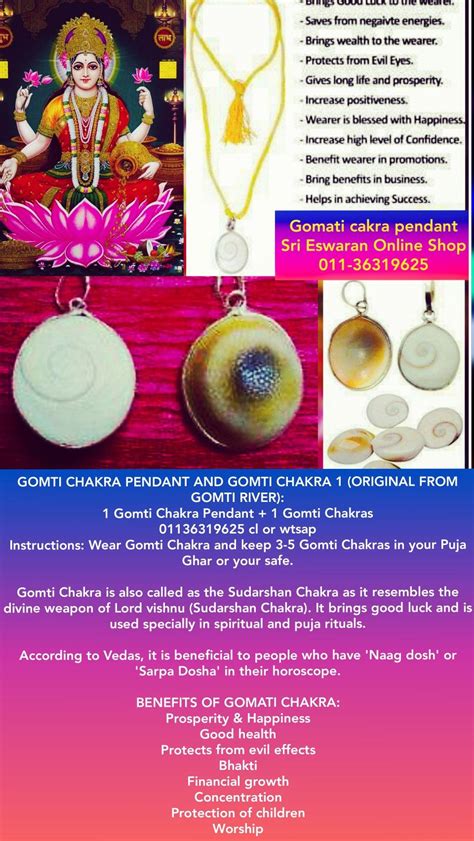 GOMTI CHAKRA PENDANT AND GOMTI CHAKRA 1 (ORIGINAL FROM GOMTI RIVER): 1 Gomti Chakra Pendant + 1 ...