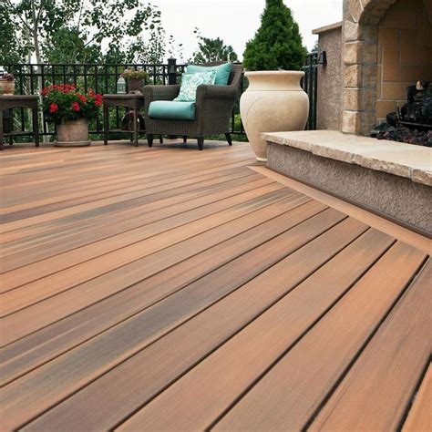 Fiberon Horizon 20-ft Ipe Grooved Composite Deck Board in the Composite Deck Boards department ...