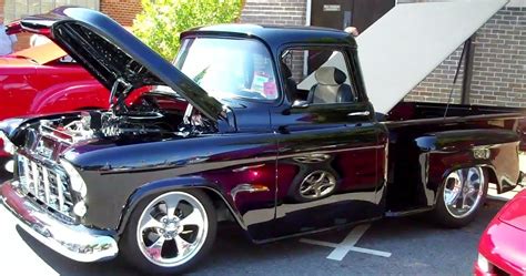 1956 Chevy Pick-Up Street Rod - YouTube