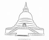 Temple 9 Coloring Page For Kids  Free Temples Printable Pages sketch template