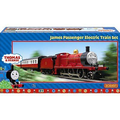 Hornby Thomas & Friends (Electric) - James Passenger Train Set Model ...