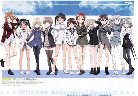 GG FIGURE NEWS: Strike Witches Poster Image - Dengeki Hobby (Apr. Issue)