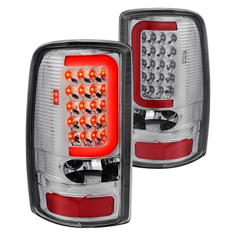 Lumen® - Chevy Suburban 2003 Chrome Fiber Optic LED Tail Lights