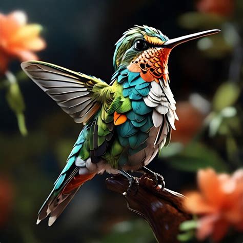 Premium AI Image | hummingbird AI