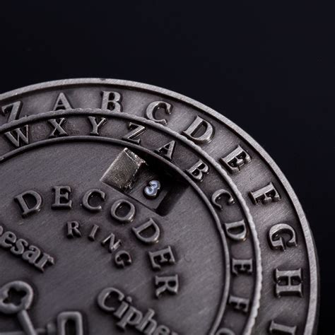 Caesar Cipher Medallion // Set of 2 - Retroworks - Touch of Modern