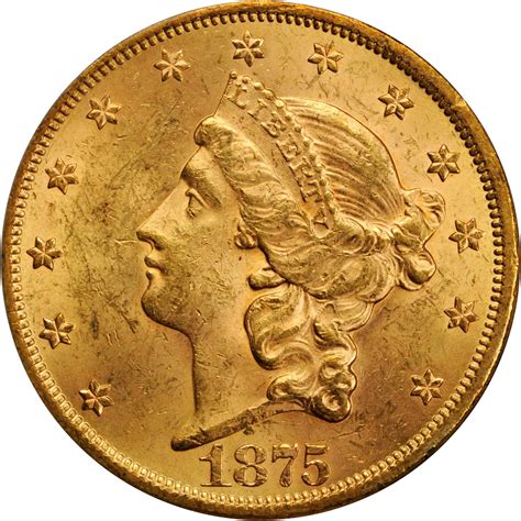 Value of 1875 $20 Liberty Double Eagle | Sell Rare Coins