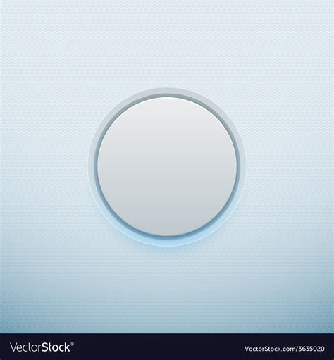 White button Royalty Free Vector Image - VectorStock