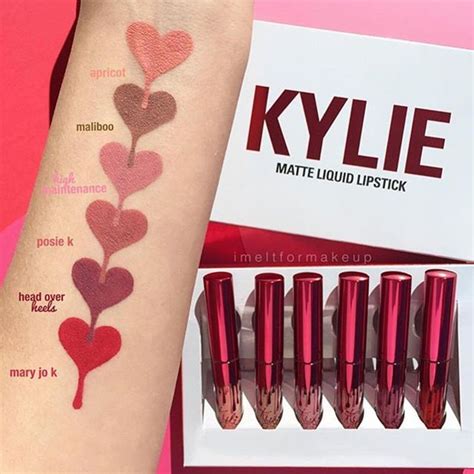 Kylie Jenner Lip Kit Cosmetics Valentines Collection Set Matte Liquid ...