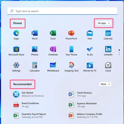 Add or remove pinned apps on the Start menu in Windows 11 - Configure ...