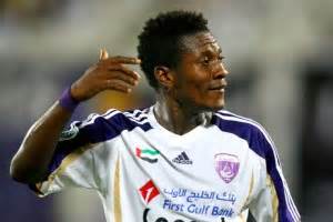 Asamoah Gyan gets hold of goals record in the United Arab Emirates ...