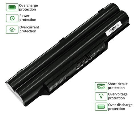 6-Cell Fujitsu LifeBook AH531 Battery |4400mAh,10.8V Fujitsu LifeBook AH531 Laptop Battery