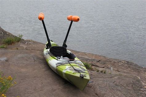 Kayak or Canoe Outriggers / Stabilizers for Sight Fishing, Standing & Beginners # ...