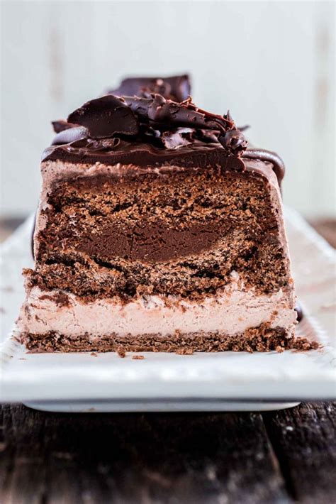 Chocolate Ice Cream Cake - Olivia's Cuisine