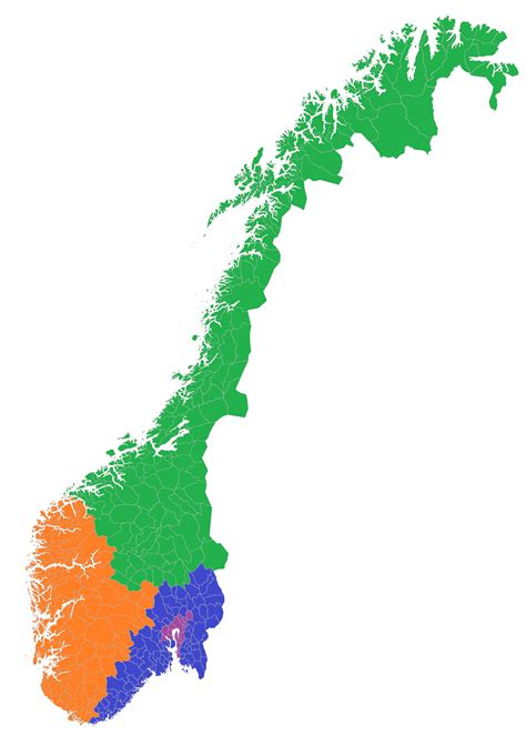 Population distribution in Norway [OC] : r/dataisbeautiful