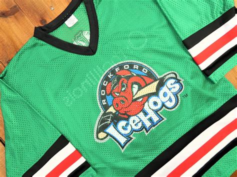 Vintage Rockford Icehogs Hockey Jersey Size Youth Large-XL H2 | Etsy