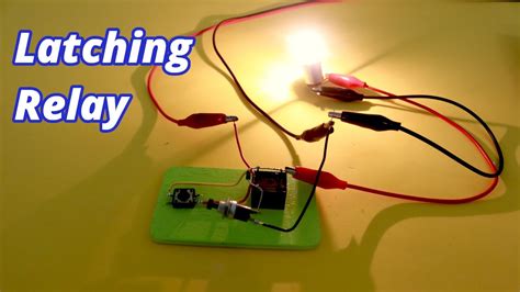 Latching Relay Circuit - YouTube