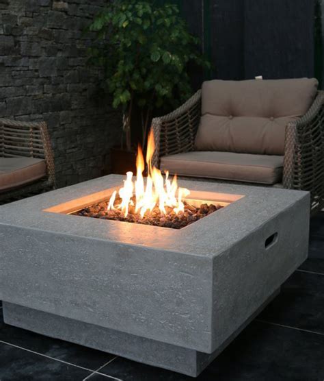 Manhattan Concrete Fire Table | Outdoor Living | Stonewood Products