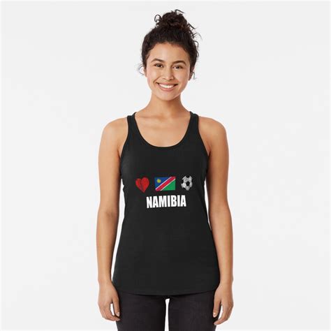 "Namibia Football Shirt - Namibia Soccer Jersey" Racerback Tank Top by ...