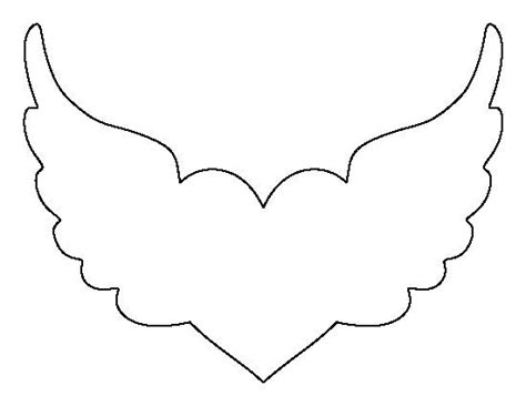 Angel Wing Cut Out Template crafts , the o'jays and wings on pinterest | Manualidades | Pinterest