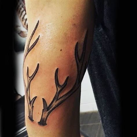 Deer Antler Tattoos For Men