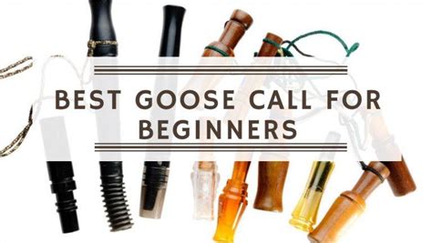 Best Goose Call For Beginners (April 2022) - OutdoorStack