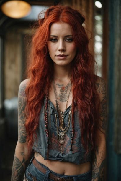 Woman With Long Red Hair Free Stock Photo - Public Domain Pictures