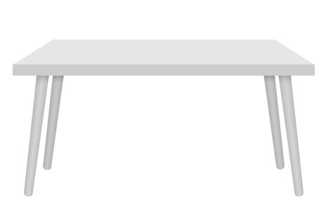 White table isolated on a transparent background 21950175 PNG