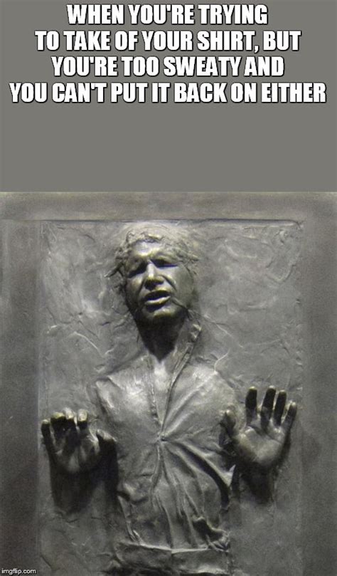 Han Solo Frozen Carbonite - Imgflip