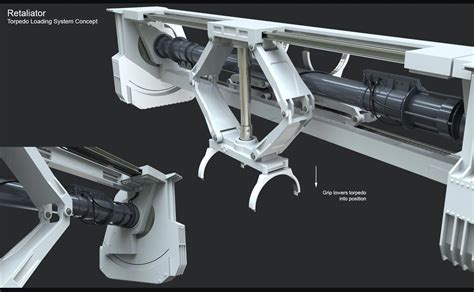 ArtStation - Retaliator Torpedo Launcher, Andrew Ley # ...