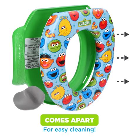 Snapklik.com : Sesame Street Best Friends Soft Potty Seat And Potty Training Seat - Soft Cushion