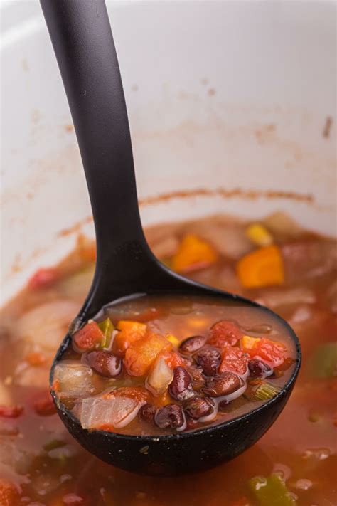 Black Bean Vegetable Soup Recipe - Simply Stacie