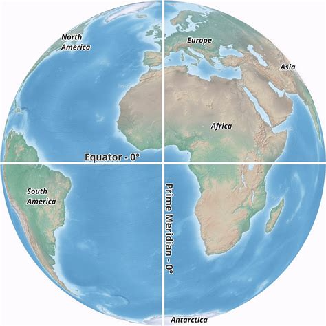 World Map Prime Meridian - Alvera Marcille