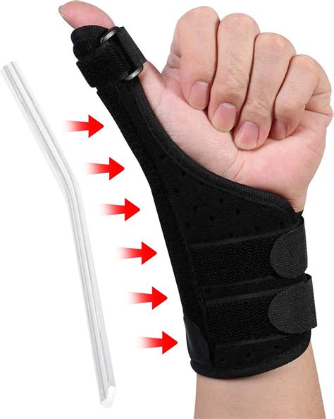 Thumb Support, Thumb splint for Arthritis, with Removable Aluminium Bar ...