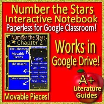 Number the Stars Characters and Story Elements Digital Notebook 29 ...