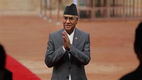 Nepal Prime Minister Sher Bahadur Deuba secures second tenure as party ...