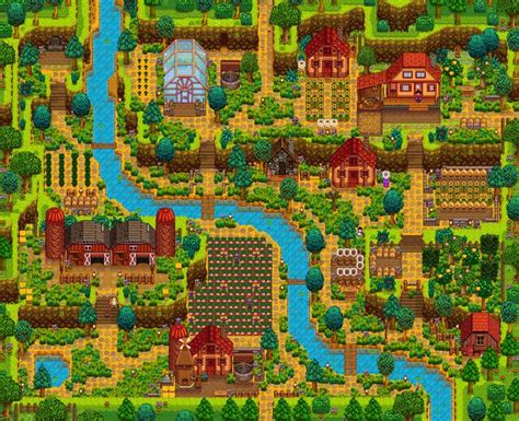 I'm so proud of my year 3 hilltop farm! - StardewValley | Stardew valley layout, Stardew valley ...