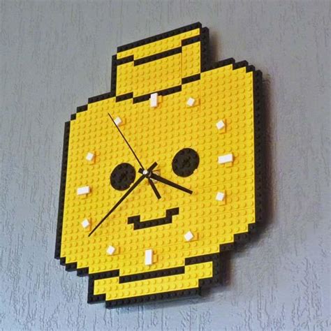 LEGO Minifigure Head Shaped Wall Clock | Gadgetsin