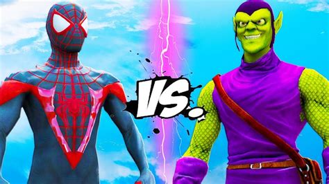 Spider-Man (Miles Morales) vs Green Goblin - Epic Battle #TeamSuper ...