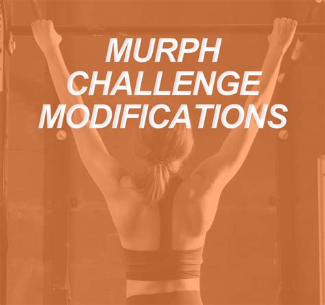 Murph Challenge Modifications