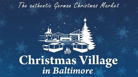 Christmas Village in Baltimore | German christmas markets, German ...